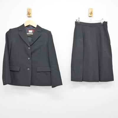 【中古】兵庫県 豊岡高等学校 女子制服 2点 (ブレザー・スカート) sf049304