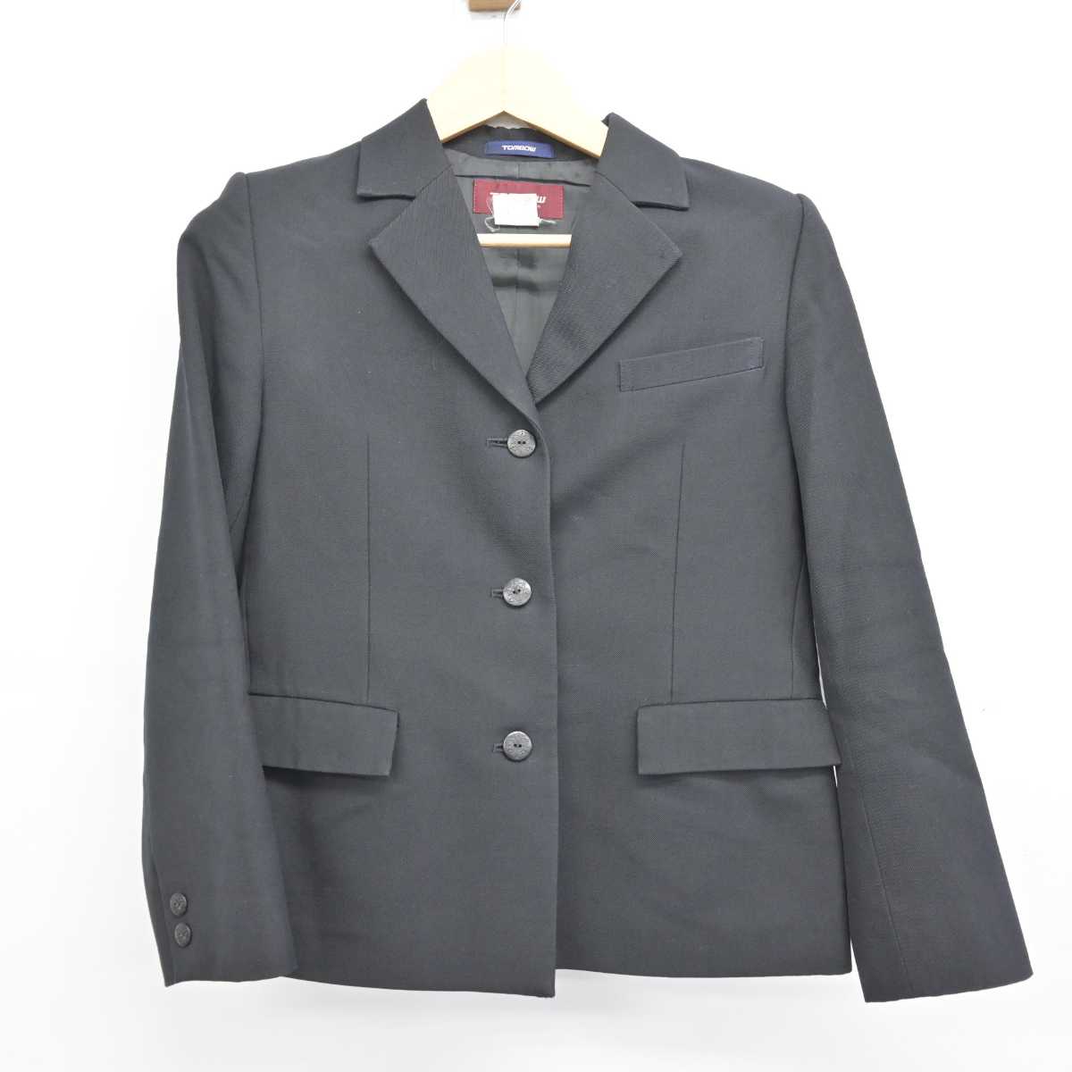 【中古】兵庫県 豊岡高等学校 女子制服 2点 (ブレザー・スカート) sf049304