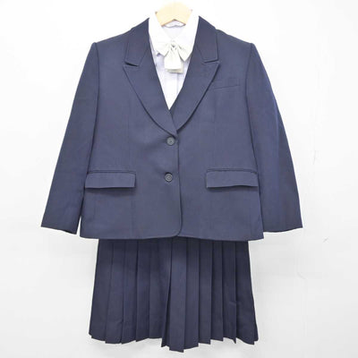 【中古】愛知県 岡崎北高等学校 女子制服 5点 (ブレザー・ベスト・スカート・スカート) sf049313