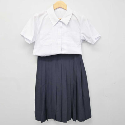 【中古】愛知県 岡崎北高等学校 女子制服 3点 (シャツ・シャツ・スカート) sf049315