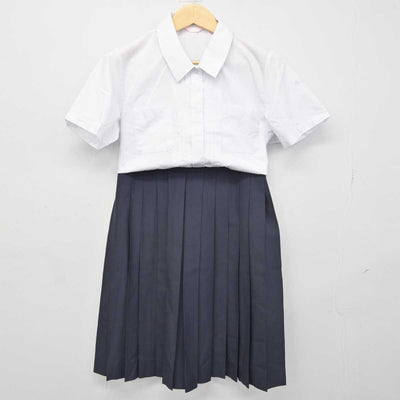 【中古】愛知県 岡崎北高等学校 女子制服 2点 (シャツ・スカート) sf049316