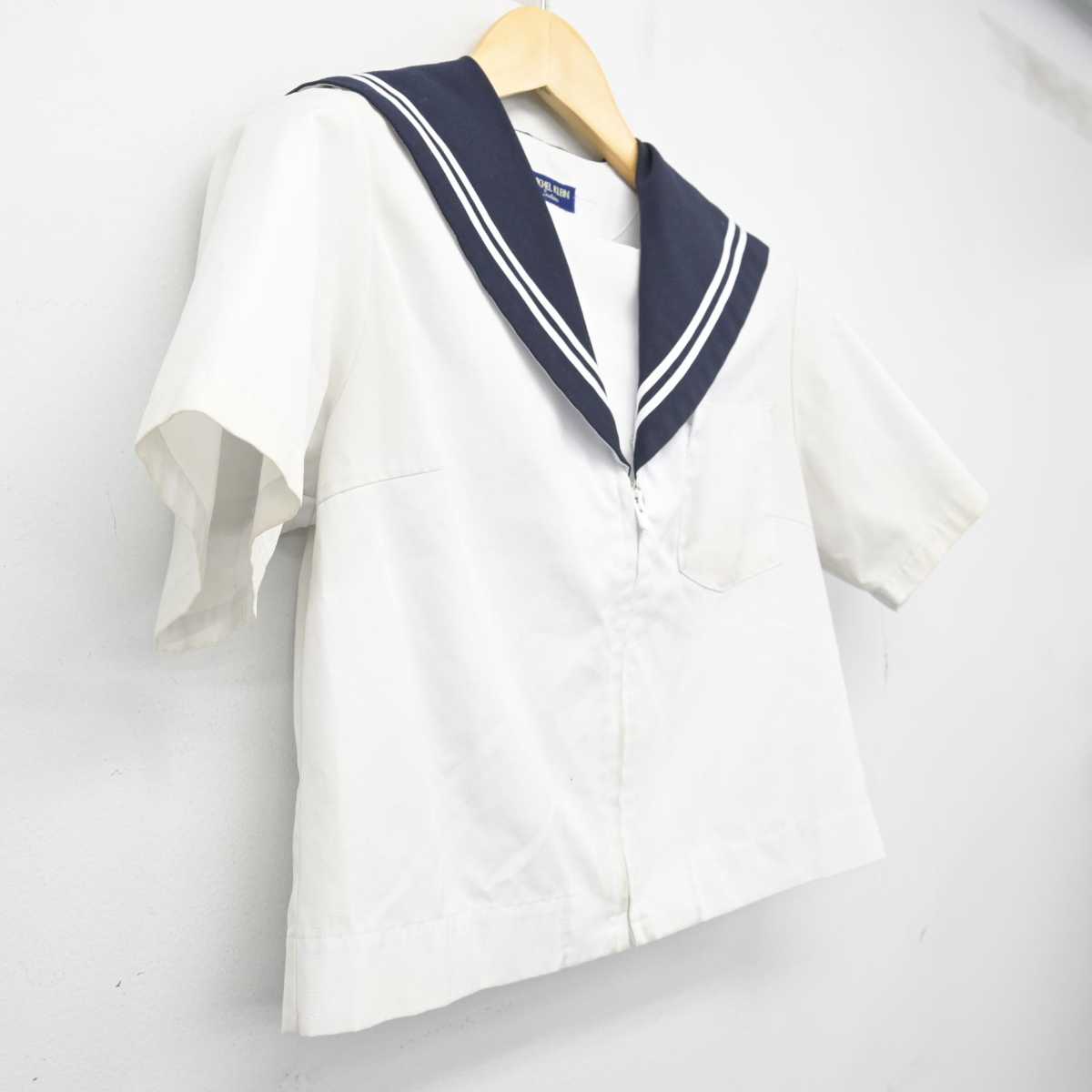 【中古】愛知県 岡崎南中学校 女子制服 1点 (セーラー服) sf049322