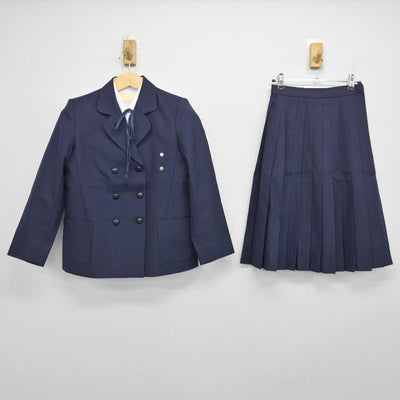 【中古】兵庫県 伊丹市立西中学校 女子制服 4点 (ブレザー・シャツ・スカート) sf049328