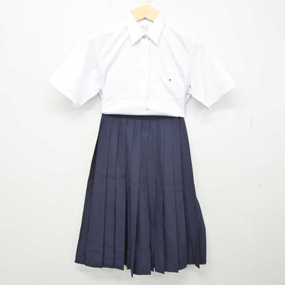 【中古】兵庫県 伊丹市立西中学校 女子制服 2点 (シャツ・スカート) sf049330