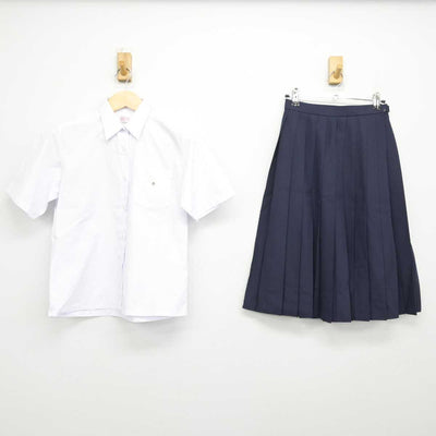 【中古】兵庫県 伊丹市立西中学校 女子制服 2点 (シャツ・スカート) sf049330