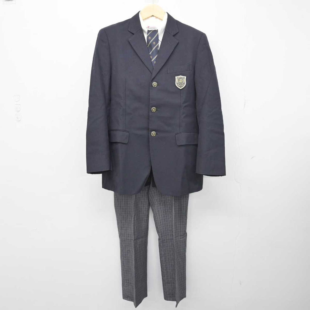 【中古】大阪府 大商学園高等学校 男子制服 4点 (ブレザー・シャツ・ズボン) sf049331