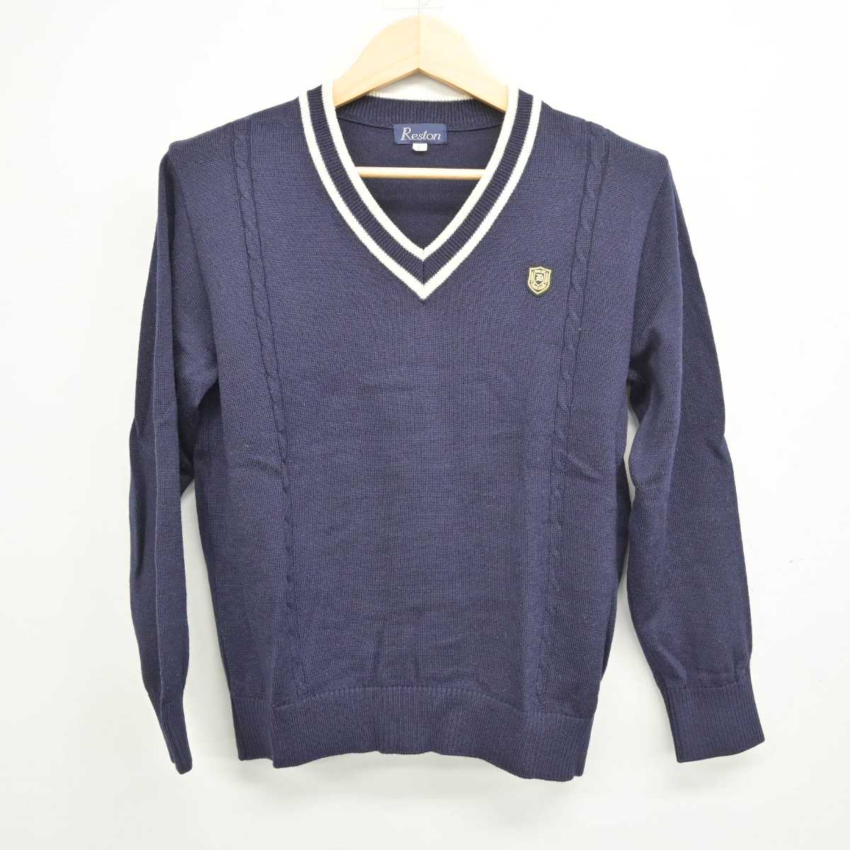 中古】大阪府 大商学園高等学校 男子制服 2点 (ニット・シャツ) sf049332 | 中古制服通販パレイド