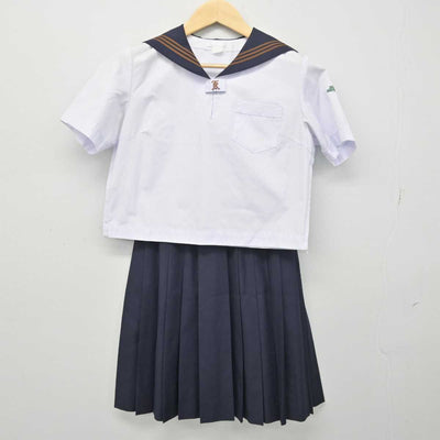 【中古】東京都 関東国際高等学校 女子制服 3点 (セーラー服・スカート) sf049340