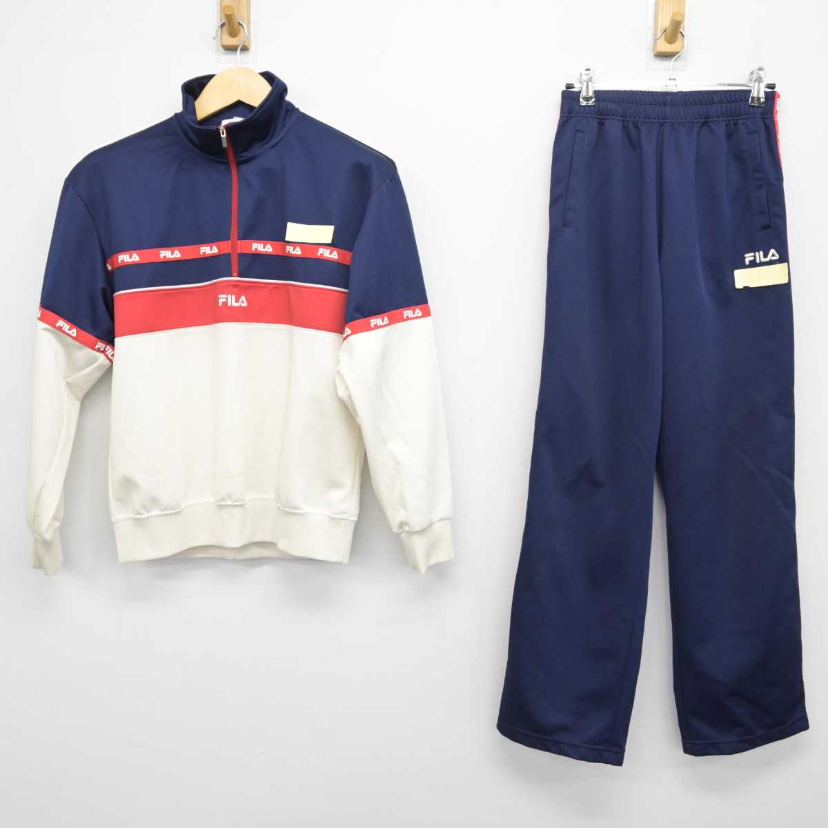 【中古】東京都 深沢中学校 女子制服 2点 (ジャージ 上・ジャージ 下) sf049348