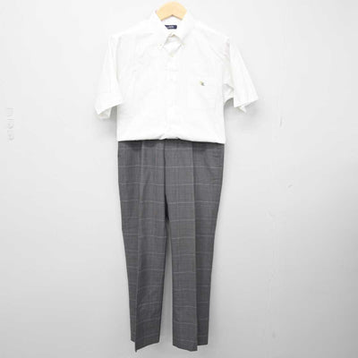 【中古】岐阜県 岐阜工業高等学校 男子制服 2点 (シャツ・ズボン) sf049351