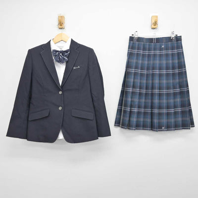 【中古】大阪府 汎愛高等学校 女子制服 6点 (ブレザー・シャツ・スカート) sf049359