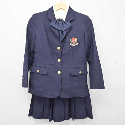 【中古】愛知県 安城学園高等学校 女子制服 4点 (ブレザー・シャツ・スカート) sf049361