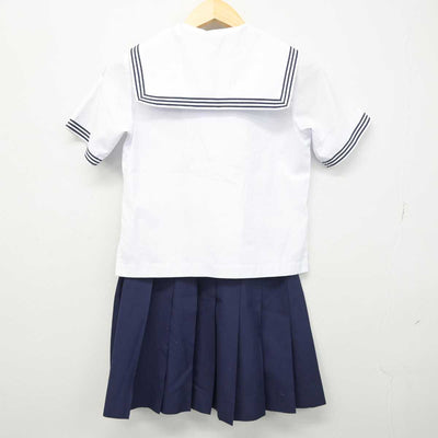 【中古】愛知県 安城学園高等学校 女子制服 4点 (セーラー服・スカート) sf049363