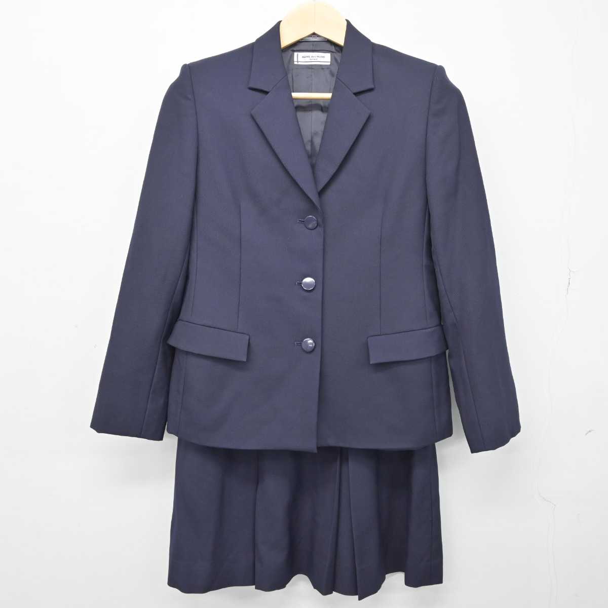 【中古】埼玉県 川越女子高等学校 女子制服 3点 (ブレザー・ベスト・スカート) sf049365