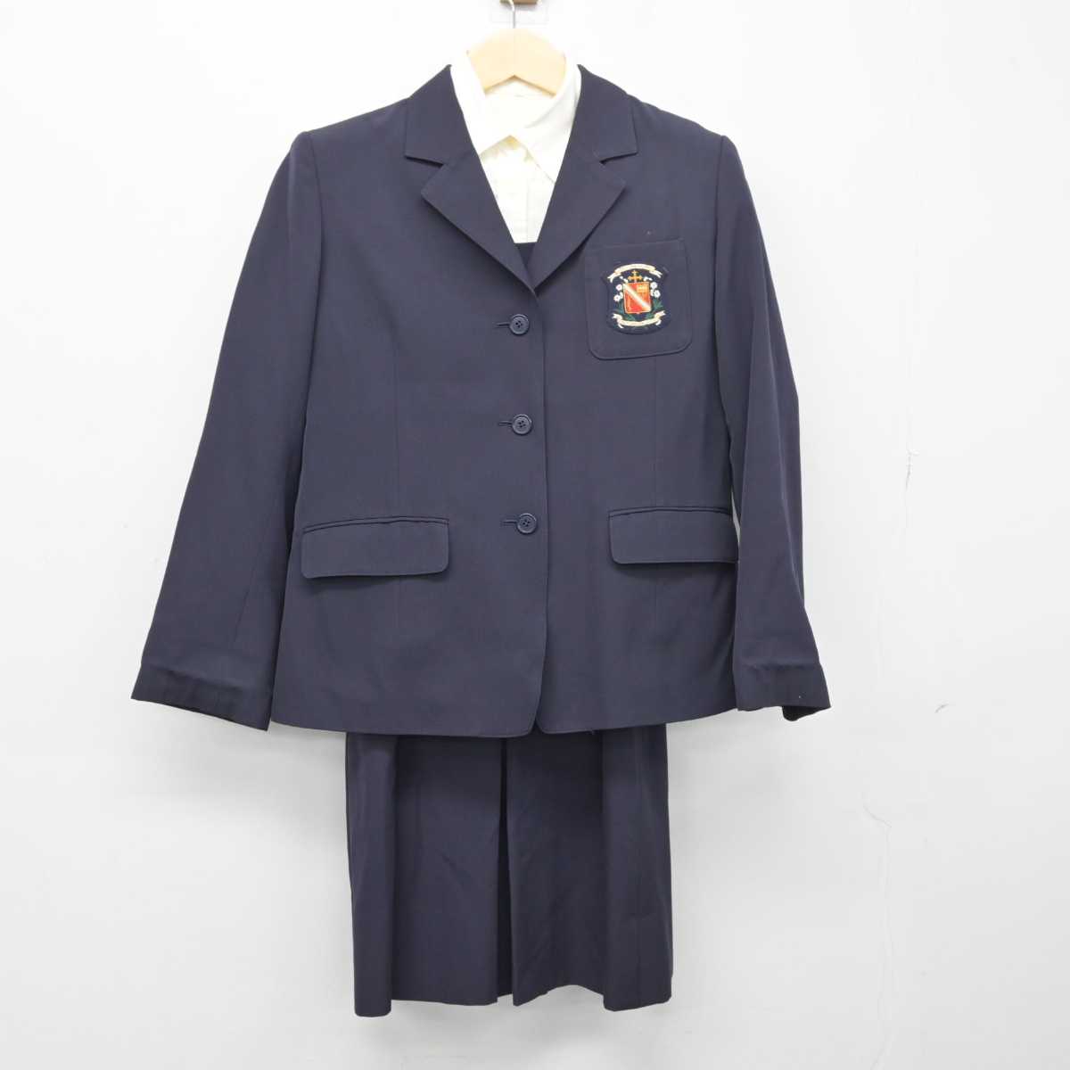 【中古】神奈川県 横浜雙葉高等学校 女子制服 4点 (ブレザー・シャツ・ジャンパースカート) sf049374