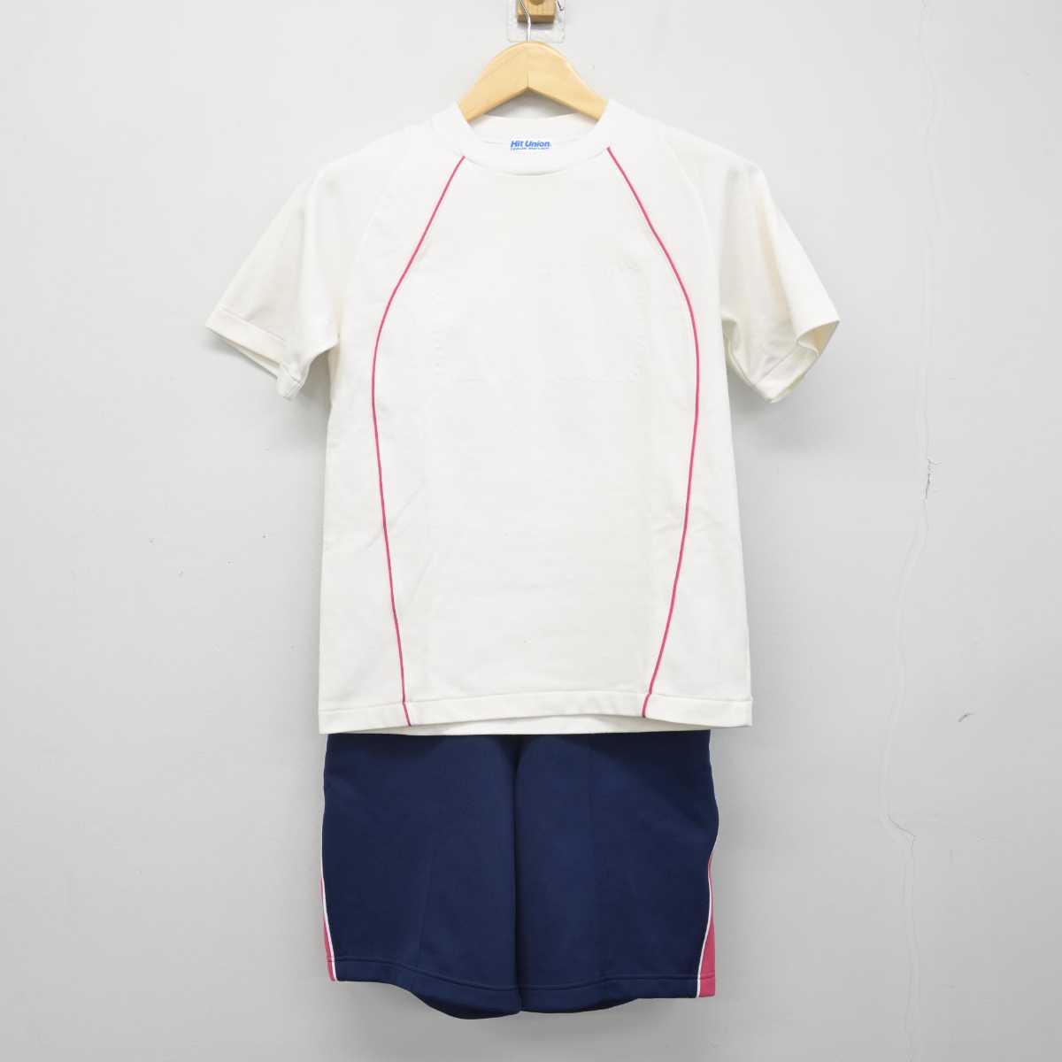 【中古】神奈川県 横浜雙葉高等学校 女子制服 2点 (体操服 上・体操服 下) sf049380