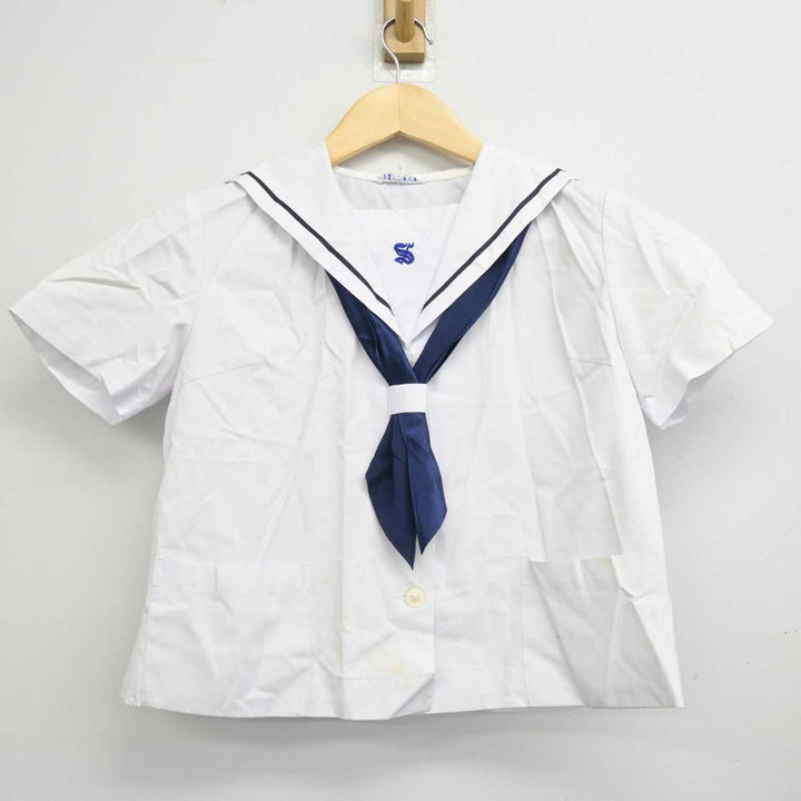 中古】岡山県 瀬戸高等学校 女子制服 3点 (セーラー服・スカート) sf049383 | 中古制服通販パレイド