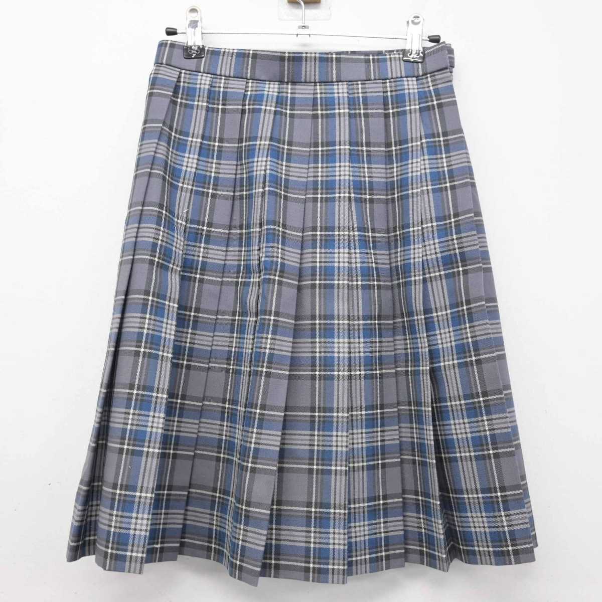 【中古】神奈川県 湘南学院高等学校 女子制服 6点 (ブレザー・シャツ・スカート) sf049385