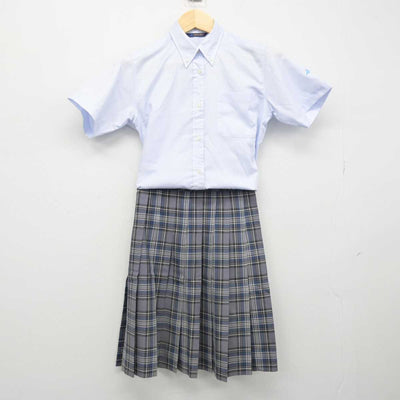 【中古】神奈川県 湘南学院高等学校 女子制服 4点 (シャツ・スカート) sf049387