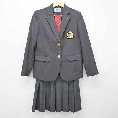 【中古】愛知県 三好高等学校 女子制服 3点 (ブレザー・スカート) sf049396