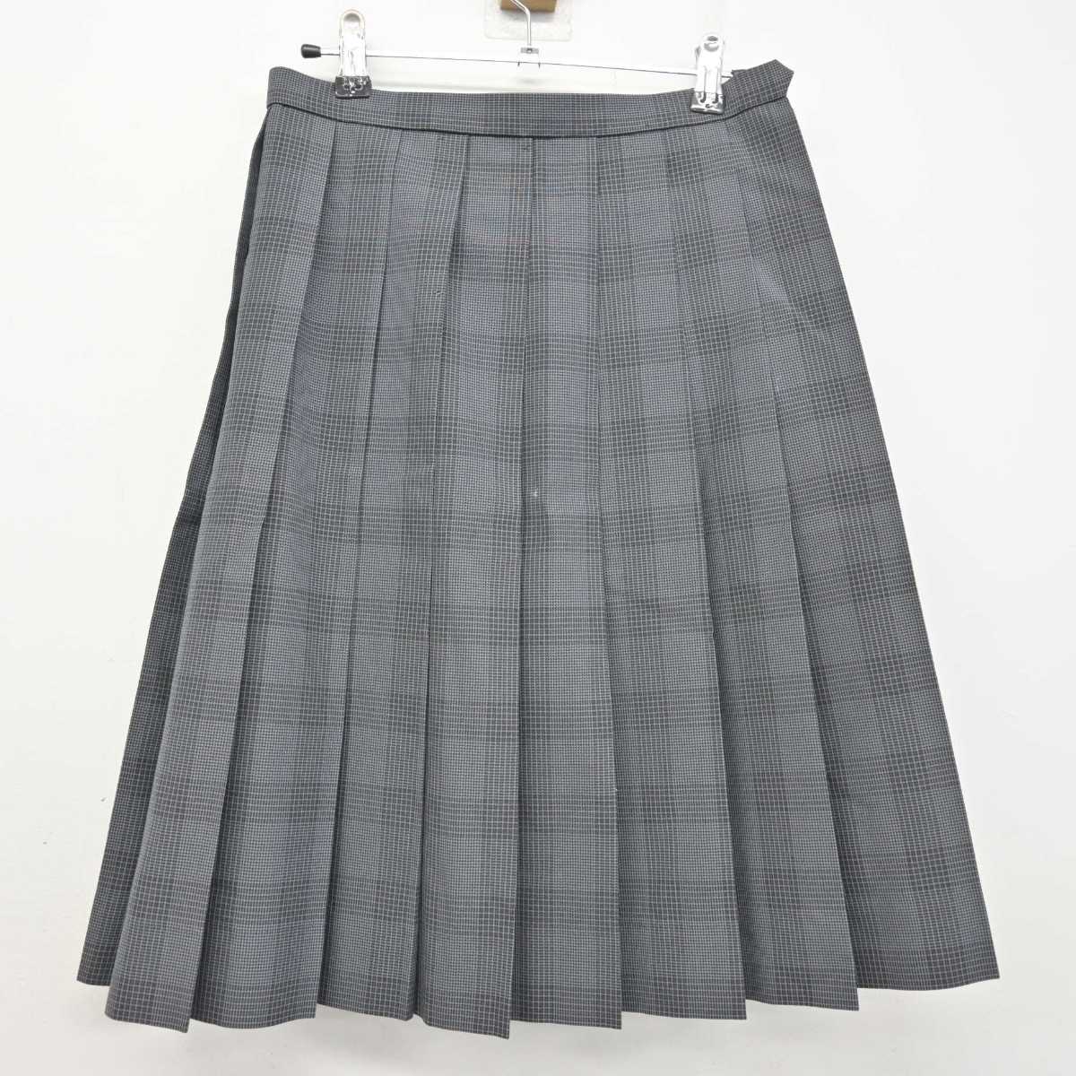 【中古】愛知県 三好高等学校 女子制服 2点 (シャツ・スカート) sf049397