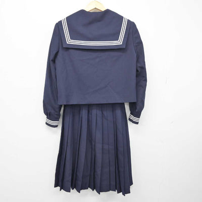 【中古】香川県 龍雲中学校 女子制服 4点 (セーラー服・スカート) sf049401