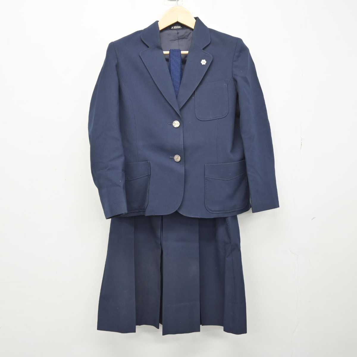 【中古】神奈川県 春日台中学校 女子制服 5点 (ブレザー・ベスト・スカート) sf049405