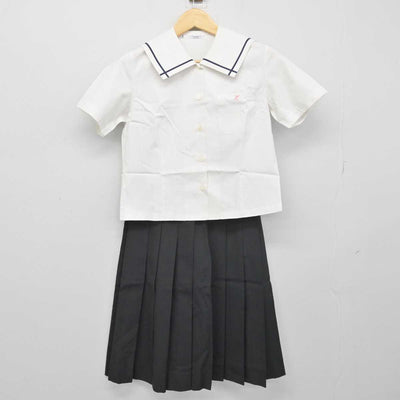 【中古】長崎県 海星中学校 女子制服 2点 (シャツ・スカート) sf049410