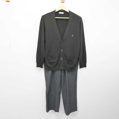 【中古】宮城県 仙台大学附属明成高等学校 男子制服 4点 (ブレザー・ニット・ズボン) sf049423