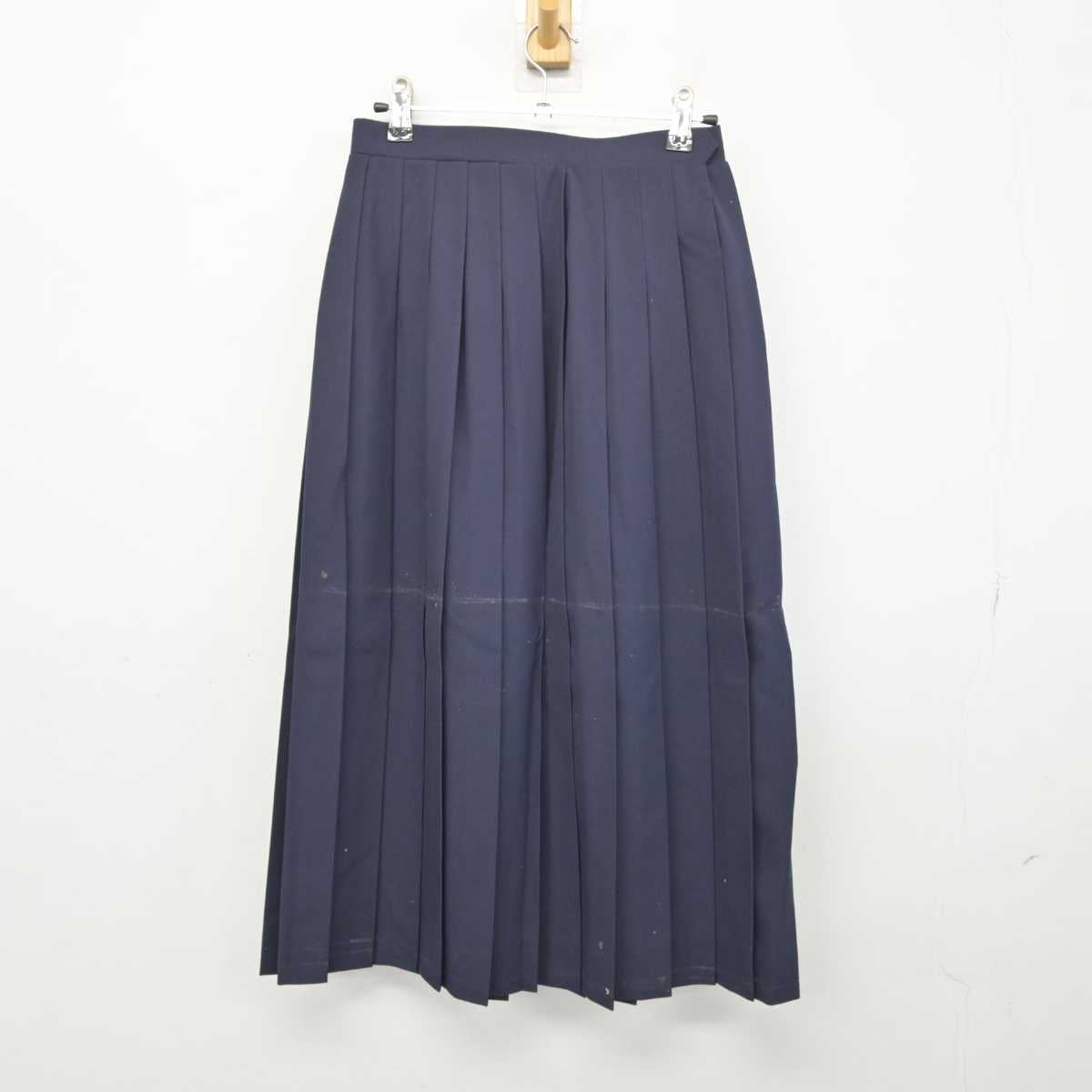 【中古】埼玉県 富士見台中学校 女子制服 4点 (セーラー服・スカート) sf049428