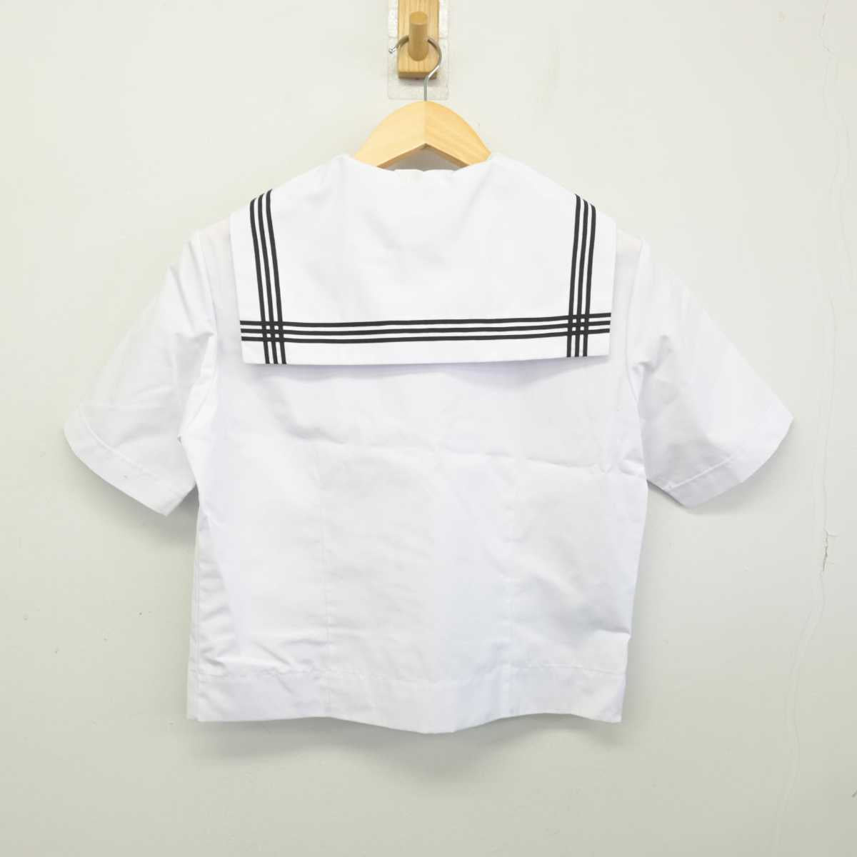 【中古】埼玉県 富士見台中学校 女子制服 4点 (セーラー服・スカート) sf049429