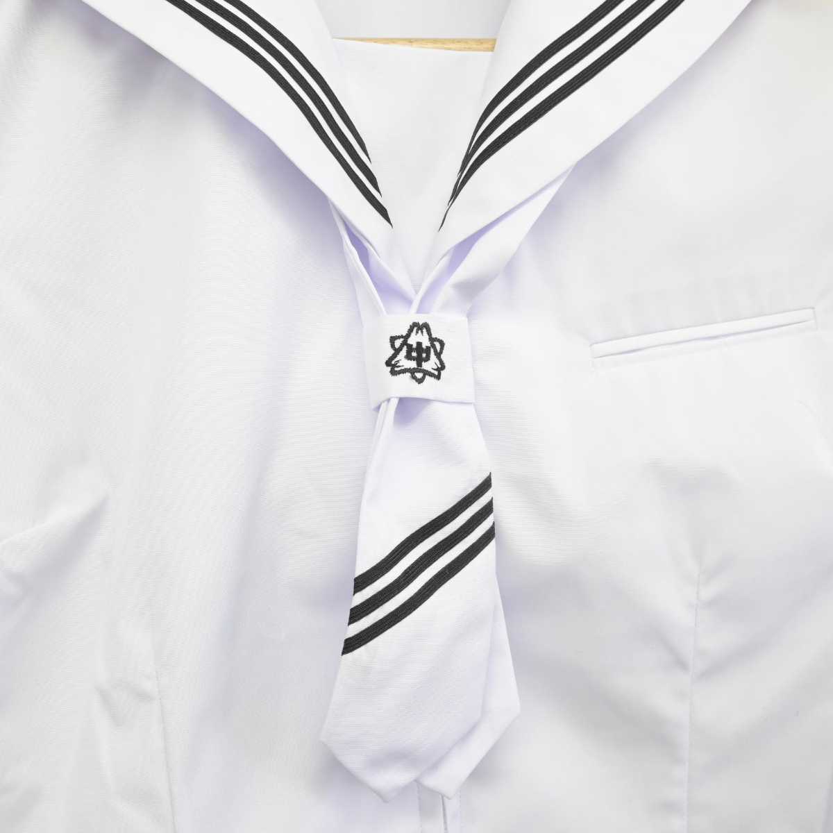 【中古】埼玉県 富士見台中学校 女子制服 3点 (セーラー服・スカート) sf049430