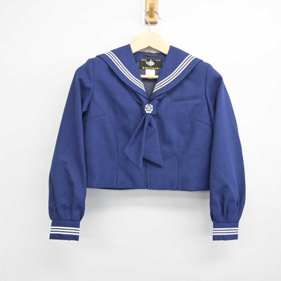 【中古】埼玉県 富士見市立西中学校 女子制服 3点 (セーラー服・ベスト) sf049433