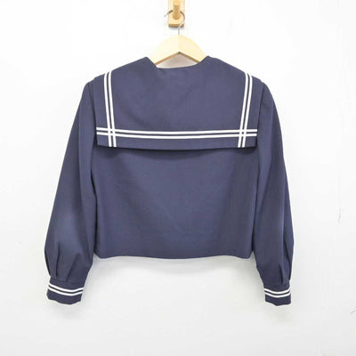 【中古】静岡県 富士中学校 女子制服 4点 (セーラー服・スカート) sf049440