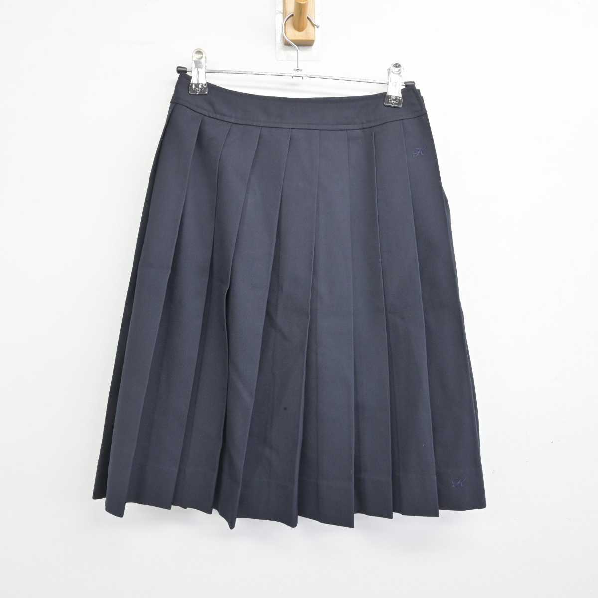 【中古】埼玉県 鴻巣高等学校 女子制服 4点 (ブレザー・ニット・シャツ・スカート) sf049442