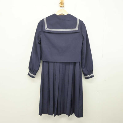 【中古】熊本県 益城中学校 女子制服 2点 (セーラー服・ジャンパースカート) sf049445