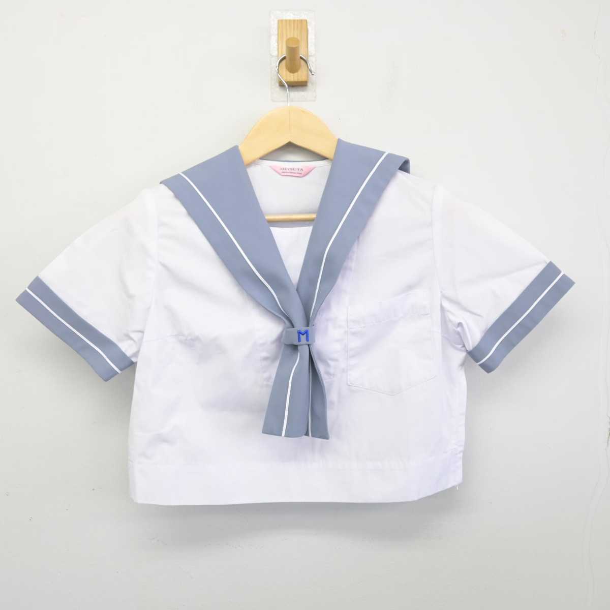 【中古】熊本県 益城中学校 女子制服 2点 (セーラー服・スカート) sf049448