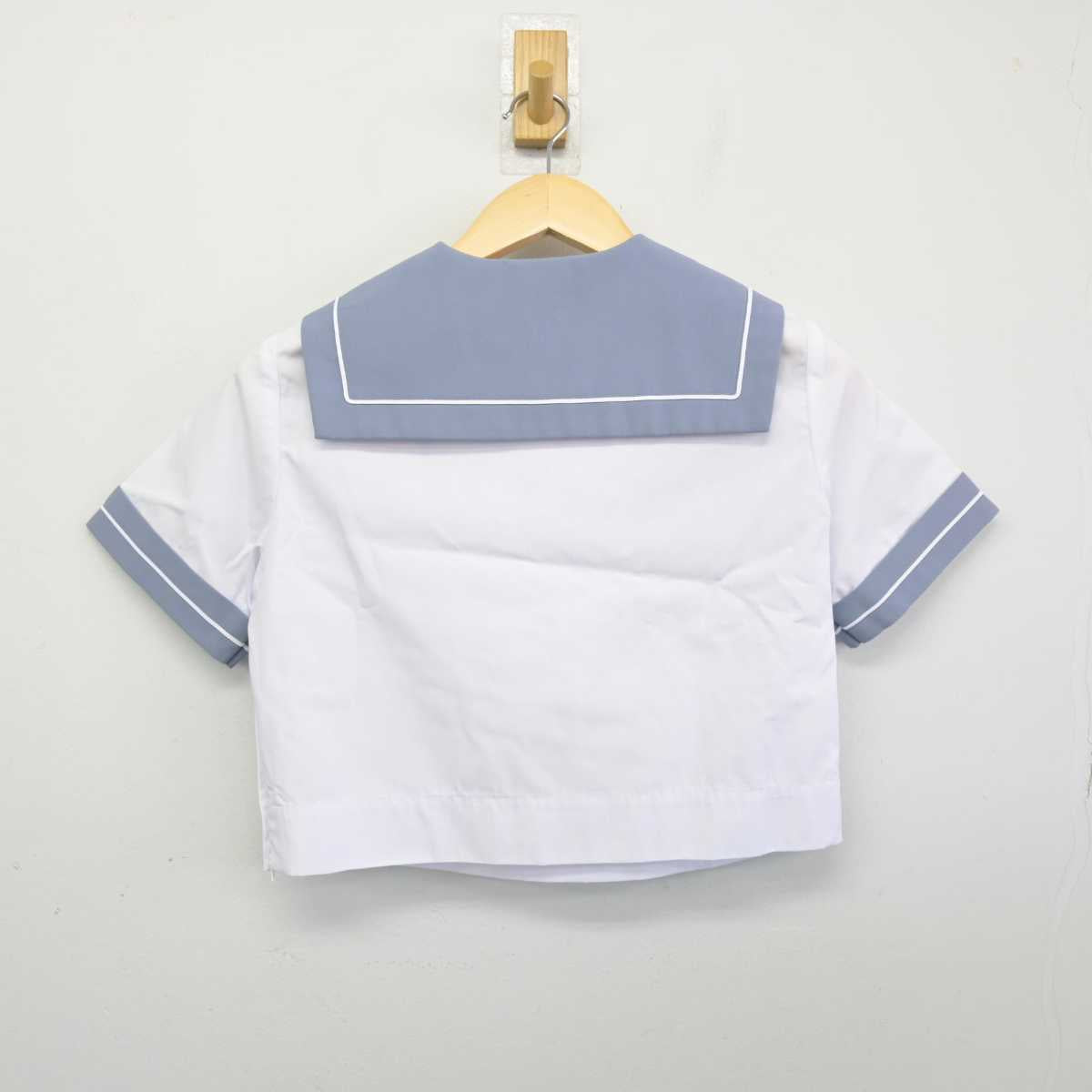 【中古】熊本県 益城中学校 女子制服 2点 (セーラー服・スカート) sf049448