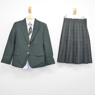 【中古】宮城県 向陽台中学校 女子制服 4点 (ブレザー・シャツ・スカート) sf049450