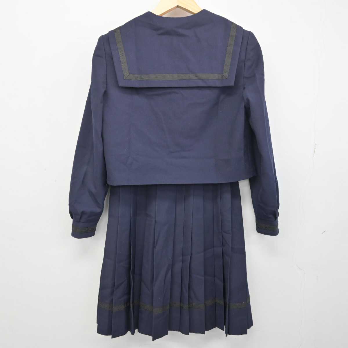 【中古】愛知県 明和高等学校 女子制服 3点 (セーラー服・スカート) sf049452