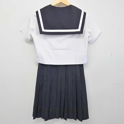 【中古】愛知県 明和高等学校 女子制服 2点 (セーラー服・スカート) sf049453