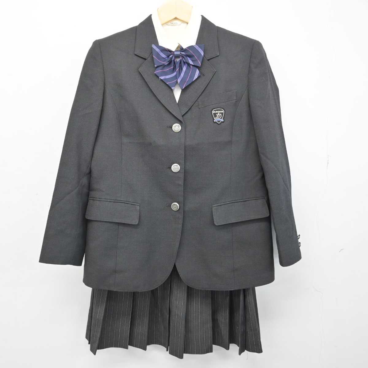 【中古】東京都 郁文館高等学校 女子制服 5点 (ブレザー・シャツ・スカート) sf049469