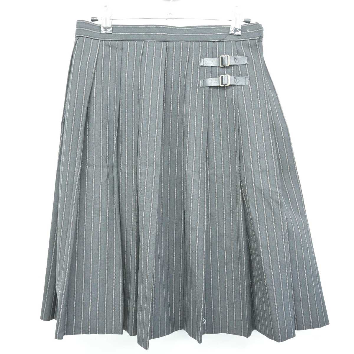 【中古】東京都 郁文館高等学校 女子制服 3点 (シャツ・ニットベスト・スカート) sf049472