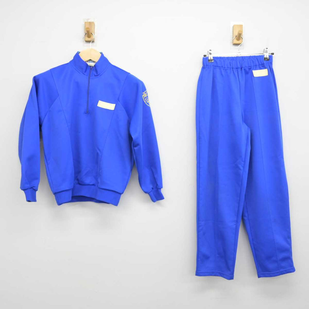 【中古】宮城県 聖ウルスラ学院英智高等学校 女子制服 2点 (ジャージ 上・ジャージ 下) sf049481