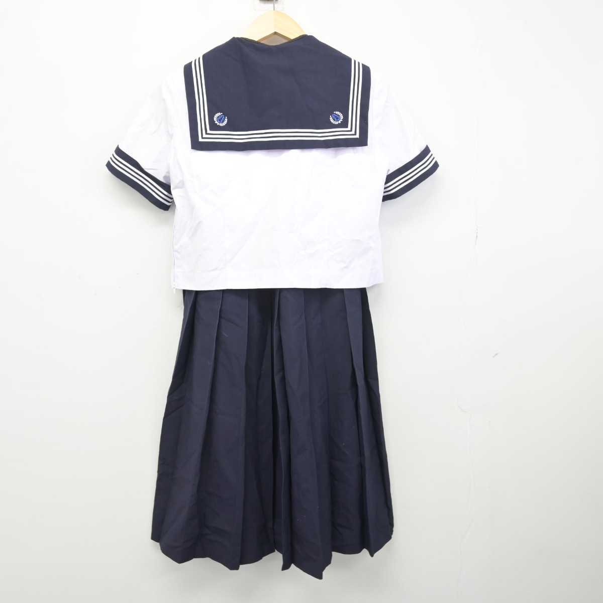 【中古】千葉県 和洋国府台女子高等学校 女子制服 4点 (セーラー服・スカート) sf049495