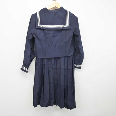 【中古】東京都 水元中学校 女子制服 3点 (セーラー服・ジャンパースカート) sf049498