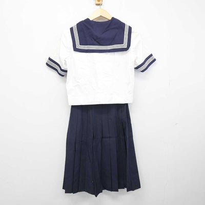 【中古】東京都 水元中学校 女子制服 3点 (セーラー服・スカート) sf049499