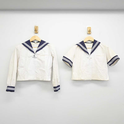 【中古】東京都 水元中学校 女子制服 2点 (セーラー服) sf049500