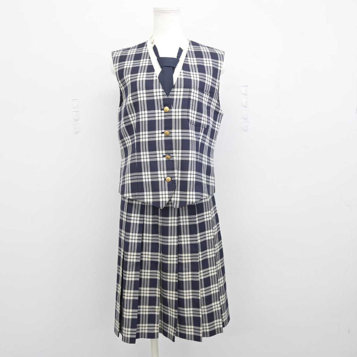 中古】宮城県 聖和学園高等学校 女子制服 4点 (ブレザー・ベスト