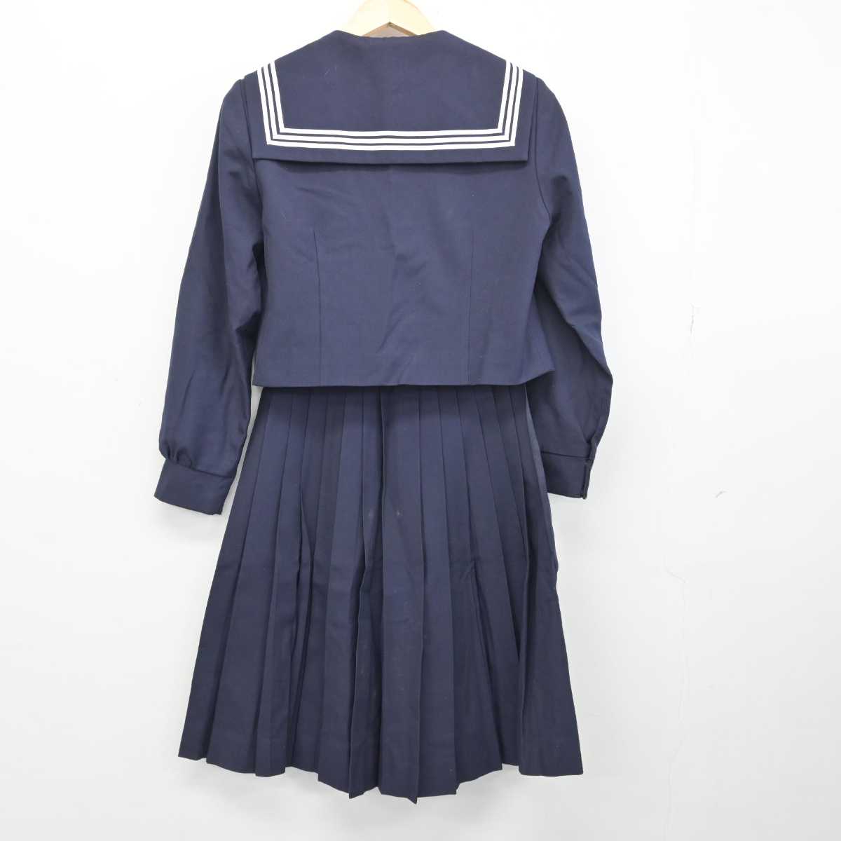 【中古】愛知県 猪高中学校 女子制服 3点 (セーラー服・スカート) sf049509